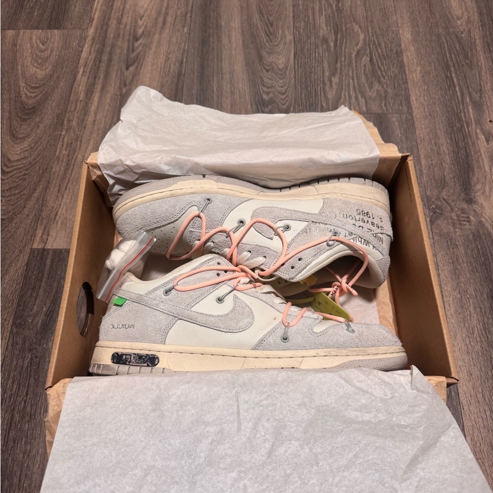 Nike Gray and Pink Athletic Shoes